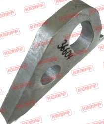 Preview: 36604 Zurring, klappbar, verzinkt, 120 mm